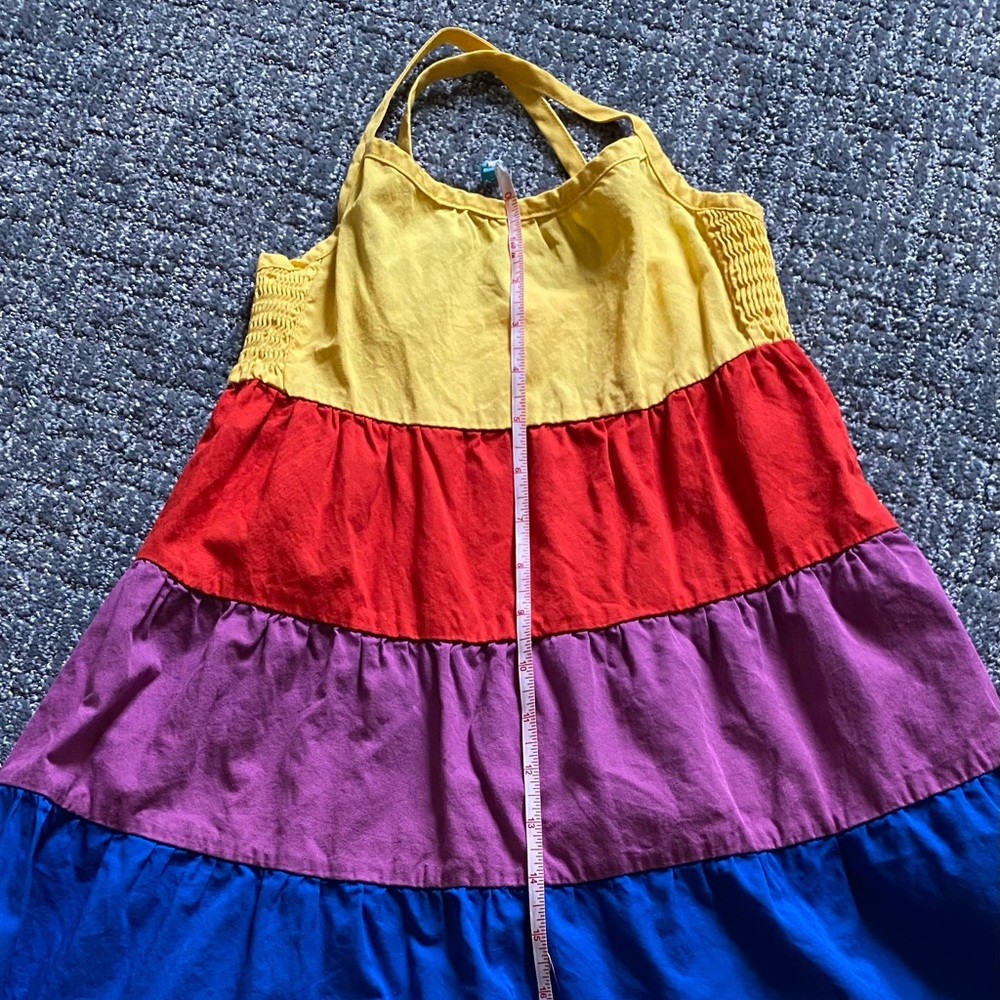 Girls dress rainbow 4